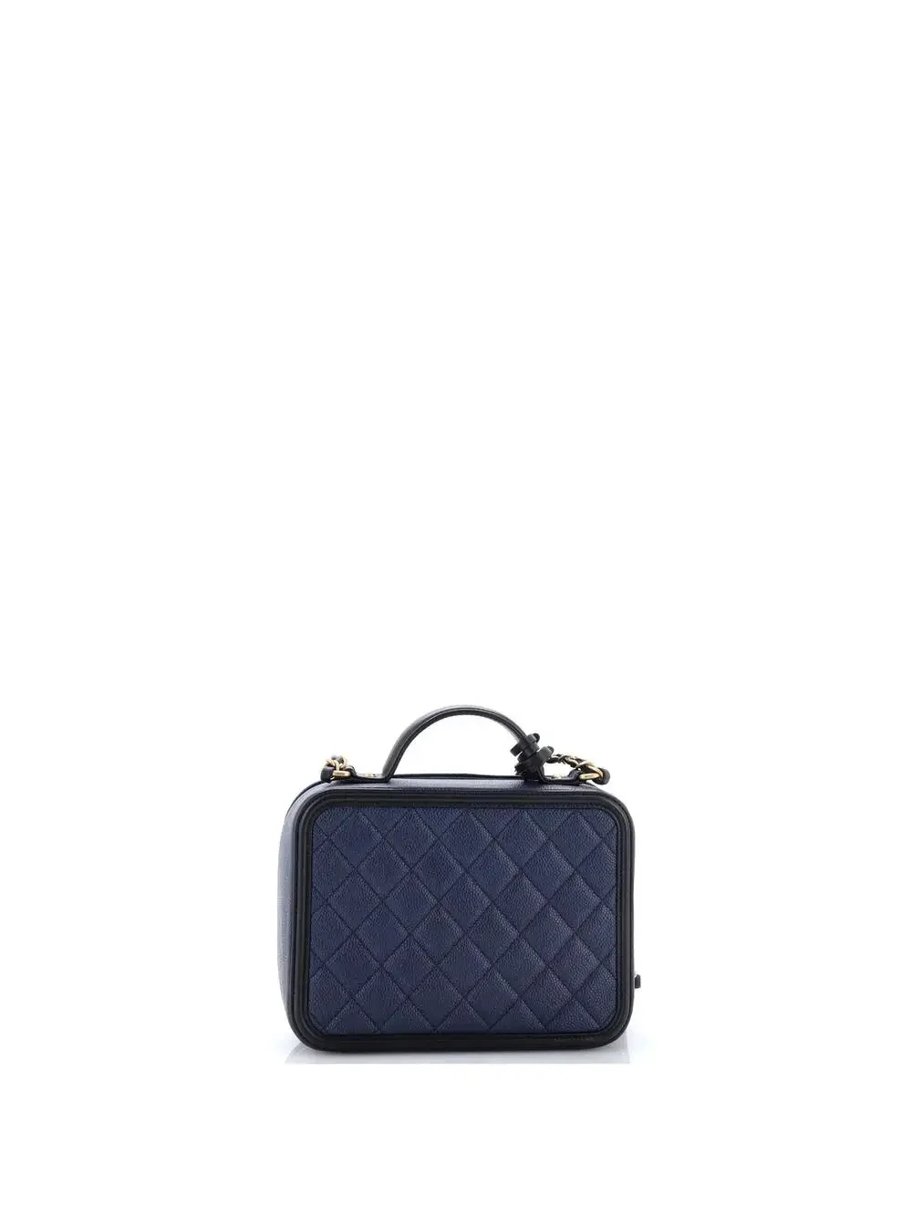 Chanel Filigree Vanity Case Quilted #283527C46B
